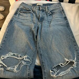 universal thread ripped jeans size 2
